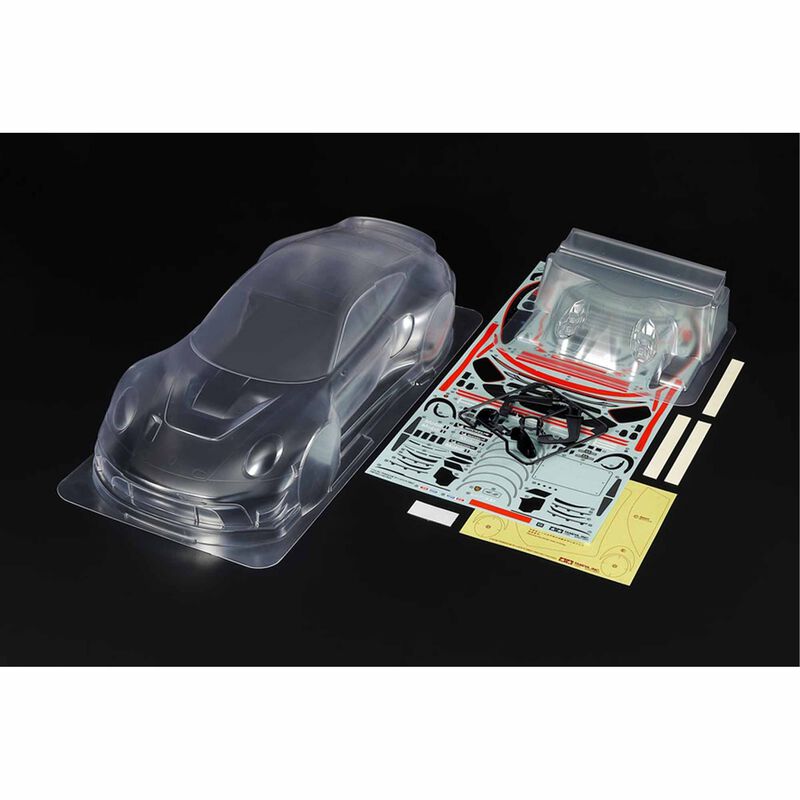 Tamiya Scale Porsche 911 GT3 R Body Set, 1/10 TT-02 Chassis